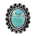 Tibetan Turquoise Gemstone 925 Sterling Silver Ring Jewelry